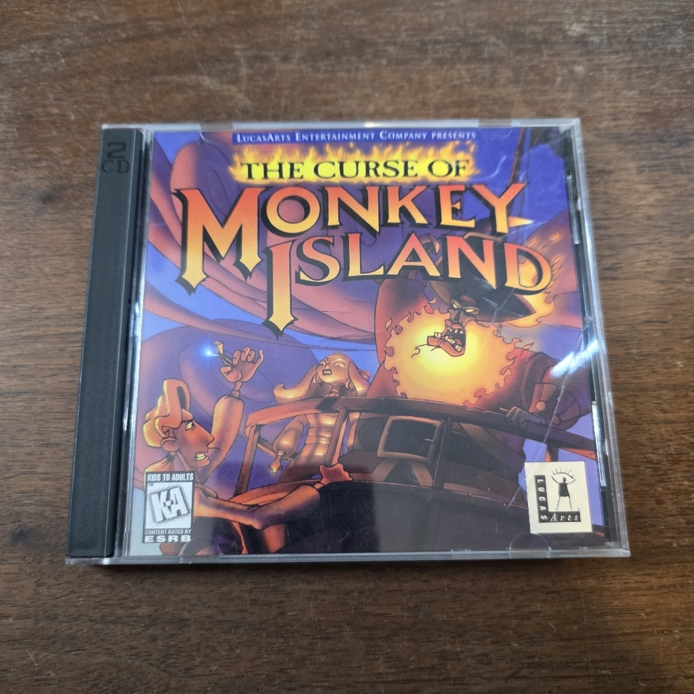 PC LUCASARTS The Curse of Monkey Island Video Game 1997